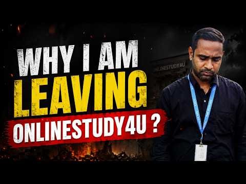 Why Pratik Sir is Leaving OnlineStudy4U ?
