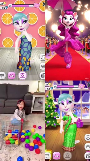 My Talking Angela – Funny Moments #mytalkingangela #shorts #funny