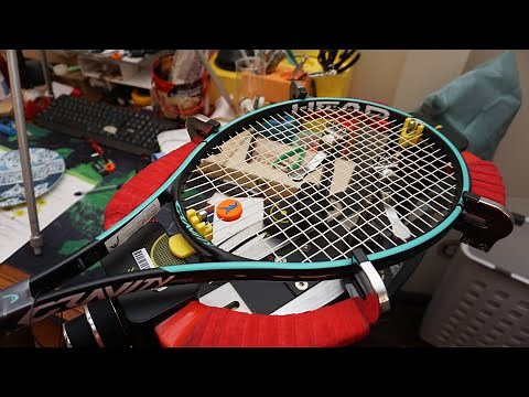 Tennis Racket Stringing Head Gravity Pro Tutorial