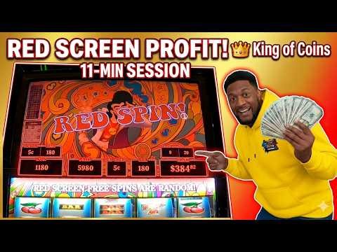 Can You Profit on .05c Denom? 11 Mins of King of Coins 9-Liner!