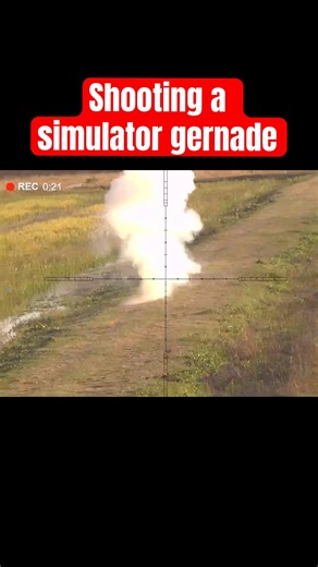 Shooting a Simulator Grenade with a .30-06 💥 #Like #Viral #subscribe #Shorts #youtubeShorts #boom