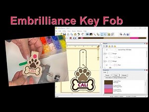 Key Fob using Embrilliance From START to FINISH