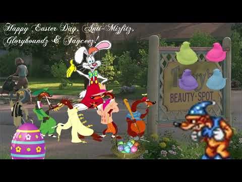 Roger Rabbit and Weasels likes Peeps (Happy Easter Day!)