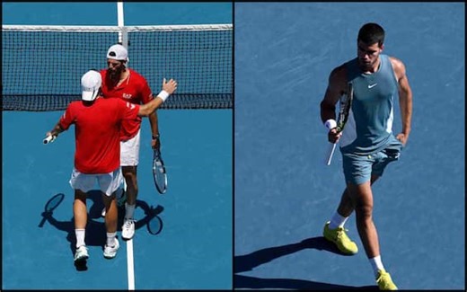 Australian Open, avanti Alcaraz. Bolelli e Vavassori ai quarti. Fuori Errani e Paolini
