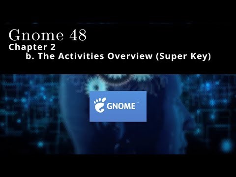 Gnome 48 🐧 2b 🐧 The Activities Overview - Super Key