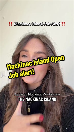 Have you ever wanted to work on Mackinac Island? #mackinac #seasonaljobs #mackinacisland #mackinacislandjob