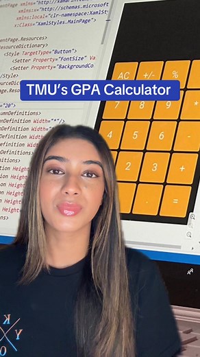 PSA: TMU uses a 4.33 grade point scale. Save this for exam season 👀 #torontomet #exam #gpa #calculator #lifehack #student #uni #education