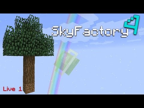 SkyFactory 4 gameplay of my new series