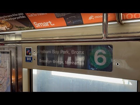 IRT Lexington Av Local: R62A (6) Train [Pelham Bay Park to Brooklyn Bridge-City Hall #4]