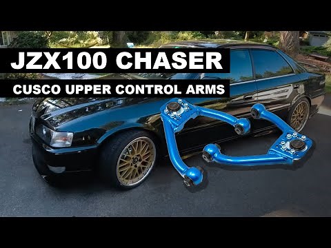 JZX100 Chaser project ep 3: Cusco Upper Control Arms Install