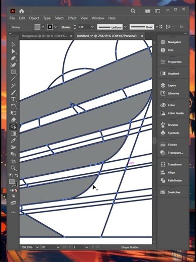 Logo Design Image beginners in Adobe illustrator #short #tutorial #ytstudio