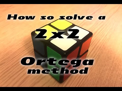 2x2 Ortega Method Tutorial - How to solve a pocket cube
