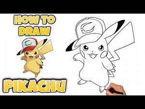 How To Draw PIKACHU WITH ASH’S HAT | POKEMON #pikachu #pikachudrawing #drawing #pokemon