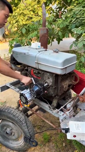 Diesel Engine Electric Start Conversion – Farm Tractor Engine Upgrade Process