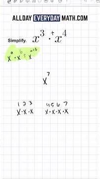 How to simplify using the multiplication rule!