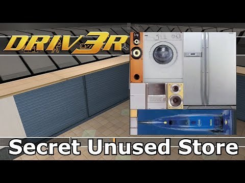 DRIV3R - Secret Rooms and Unused Store in Mortain Mall ! (Hidden Content #2)