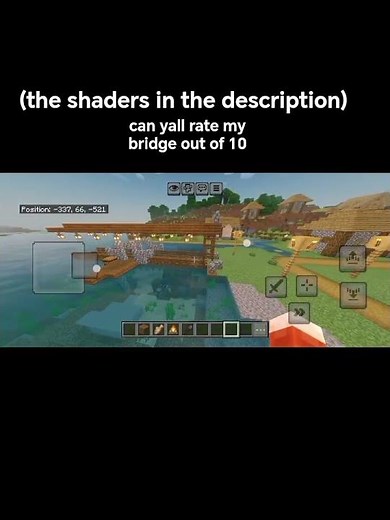 i finally got a shader that actually works on my device😭 #minecraft #minecraftshaders #wow #cool