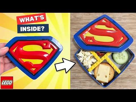 Turned This LEGO Superman Tin Into a Snack Box on The Go