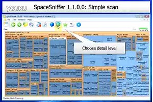 SpaceSniffer可视化磁盘空间管理工具