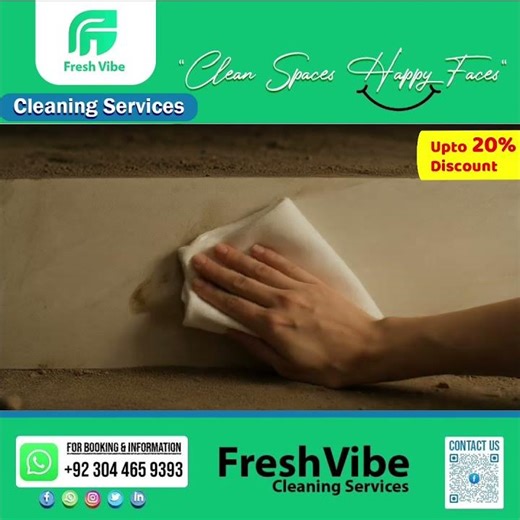 Fresh Vibe Cleaning Services | Residential & Commercial Cleaning | Deep Cleaning | Sofa & Carpet