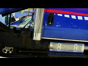 International CXT Truck with Dump box and exhaust stack