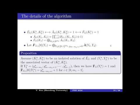 Algebraic Attacks (FSE 2024)
