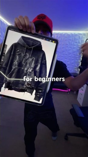 PROCREATE TUTORIAL fade text #shorts