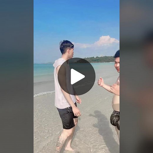 Playful Beach Moments: Fun Interactions with Friends