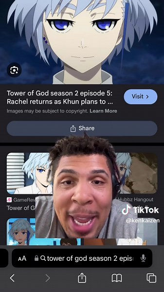My guy Kuhn is back in the anime #anime #manwha #towerofgod #baam #towerofgodanime #jueviolegrace #towerofgodseason2 #greenscreen