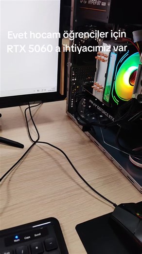pyforge python programing on Instagram: "Evet hocam RTX 5060 dolu bir sınıf lazım"