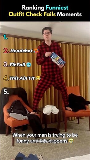 Ranking Funniest Outfit Check Fails Moments #shorts