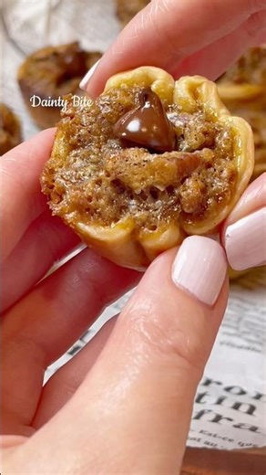 Mini Pecan Pies #pecanpie #thankgiving