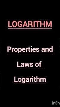 Properties | Laws | logarithm | Class 11 Applied maths # shorts #applied_math #lawsoflogarithms