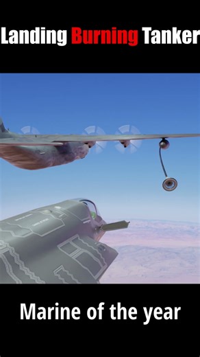Landing Burning Tanker (Marine of the year)