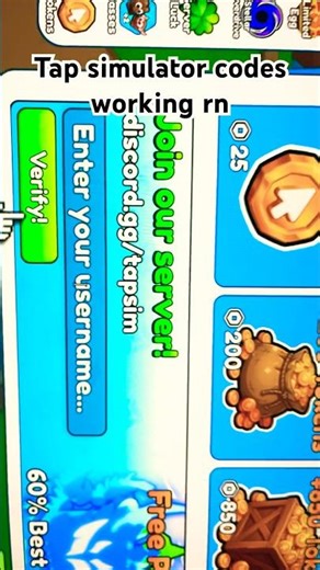 Tap simulator codes working 2026 #viral #foryou #subscribe