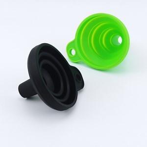 [Hot Item] Foldable Silicone Collapsible Funnels for Filling Water Bottle Liquid Transfer Food Grade