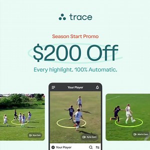 141 reactions · 12 shares |  $200 Off Season Start Sale Is Live!  Trace is the ultimate soccer camera ⚽ More: traceup.com | Trace | Facebook