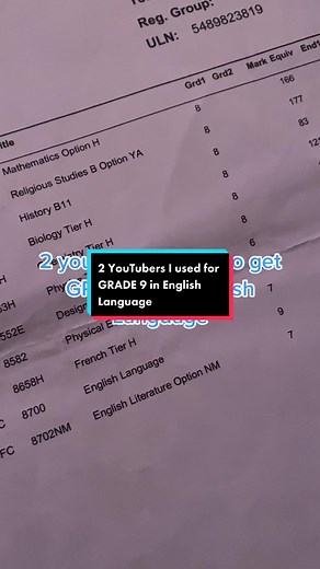 2 YouTubers I used for GRADE 9 in English Language. Follow me for the best GRADE 9 tips. #revision #ukschool #gcses #trending #gcsetutor #worksmarternotharder #gcse2023 #studytok #newyearnewmio #studyhacks #school #gcserevision #studywithme #viral #fyp #revisiontips #gcse #revisionhelp #activerecall #englishlanguage #gcseenglish #gcseenglishlanguage #englishteacher