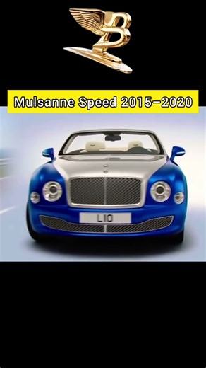 Evolution of Bentley Mulsanne 1980~2025 #shorts