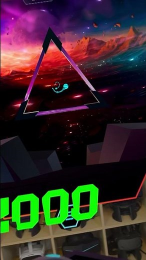 Synth Riders on the Apple Vision Pro