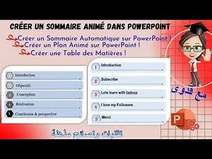 Créer un Sommaire Animé pour la Présentation Powerpoint de ta Soutenance en 2021- تصميم عرض بوربوينت