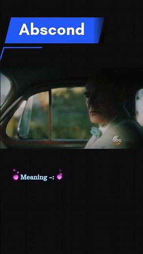 Abscond: The Word You Need to Know | Vocabulary Builder with @sniperock