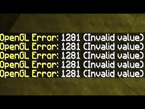 OPENGL ERROR 1281 FIX