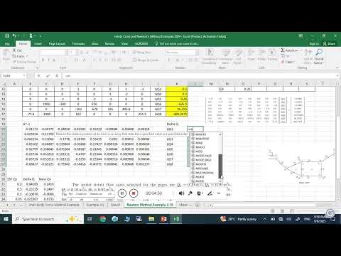 Newton method Distribution Network Analysis 2025