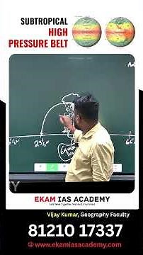 Subtropical High Pressure Belt & Equatorial Rainforests | UPSC Geography