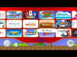 My Hacked Old School Wii Menu