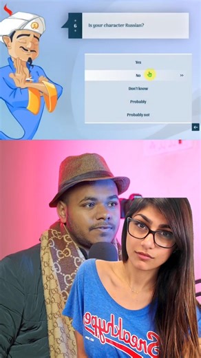 Akinator is thinking of Mia Khalifa?🤔😂
