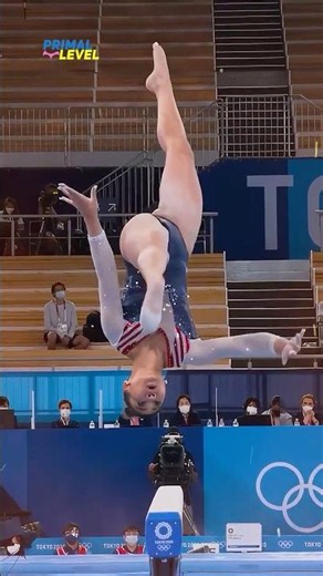 Sunisa Lee Looks Like She's Floating in Slow Motion