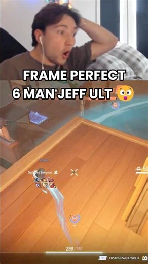 FRAME PERFECT 6 MAN JEFF ULT #marvelrivals #marvel