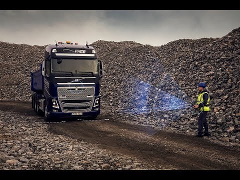 Driving a Volvo truck on remote control!